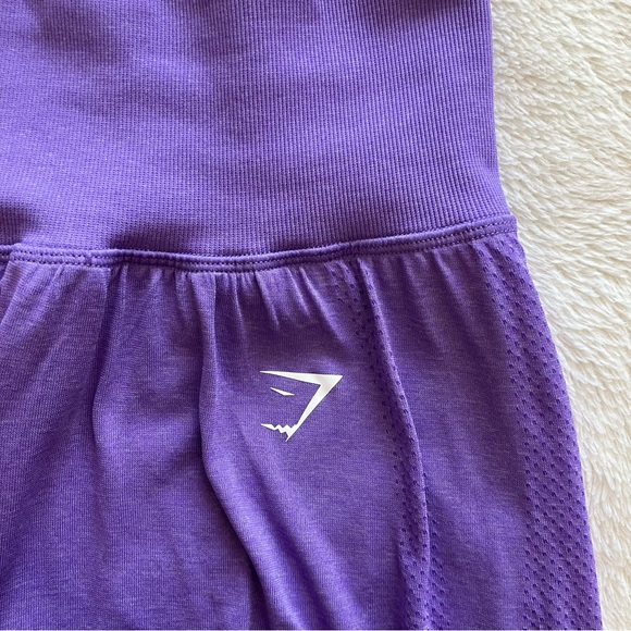 Gymshark Vital Seamless 2.0 2-IN-1 Shorts Bright Purple Marl XL - Picture 4 of 14